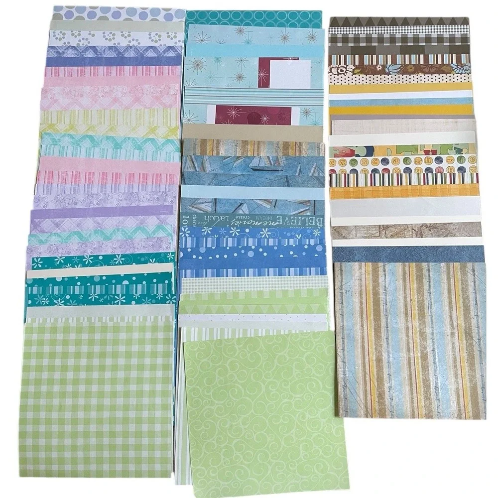 Close To My Heart Paper‎ Pack Scapbooking Journaling Card Making LOT 78